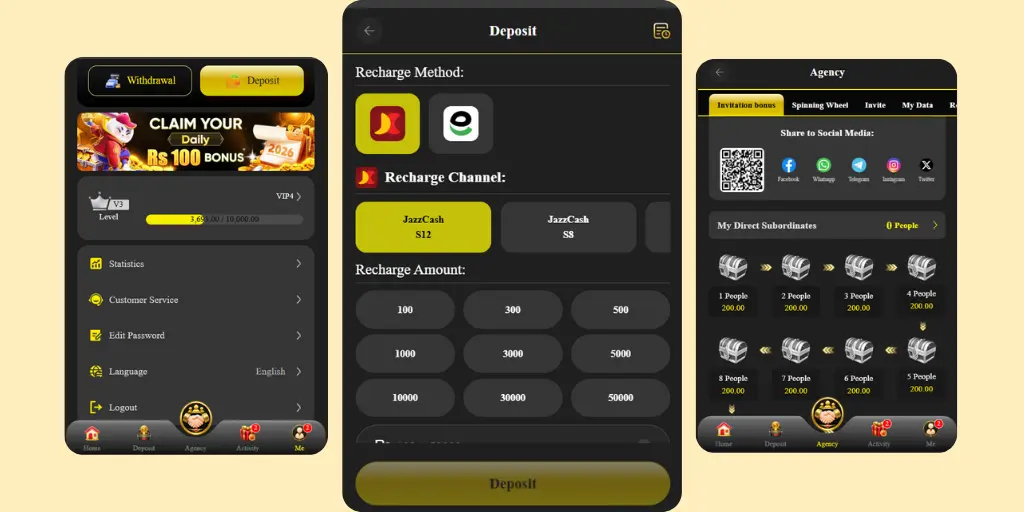 3r3r game apk deposit and withdraw images