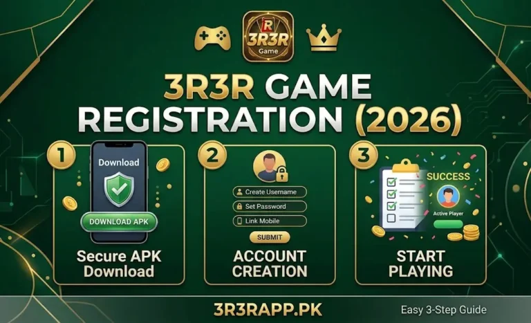 3R3R Game Registration on Android